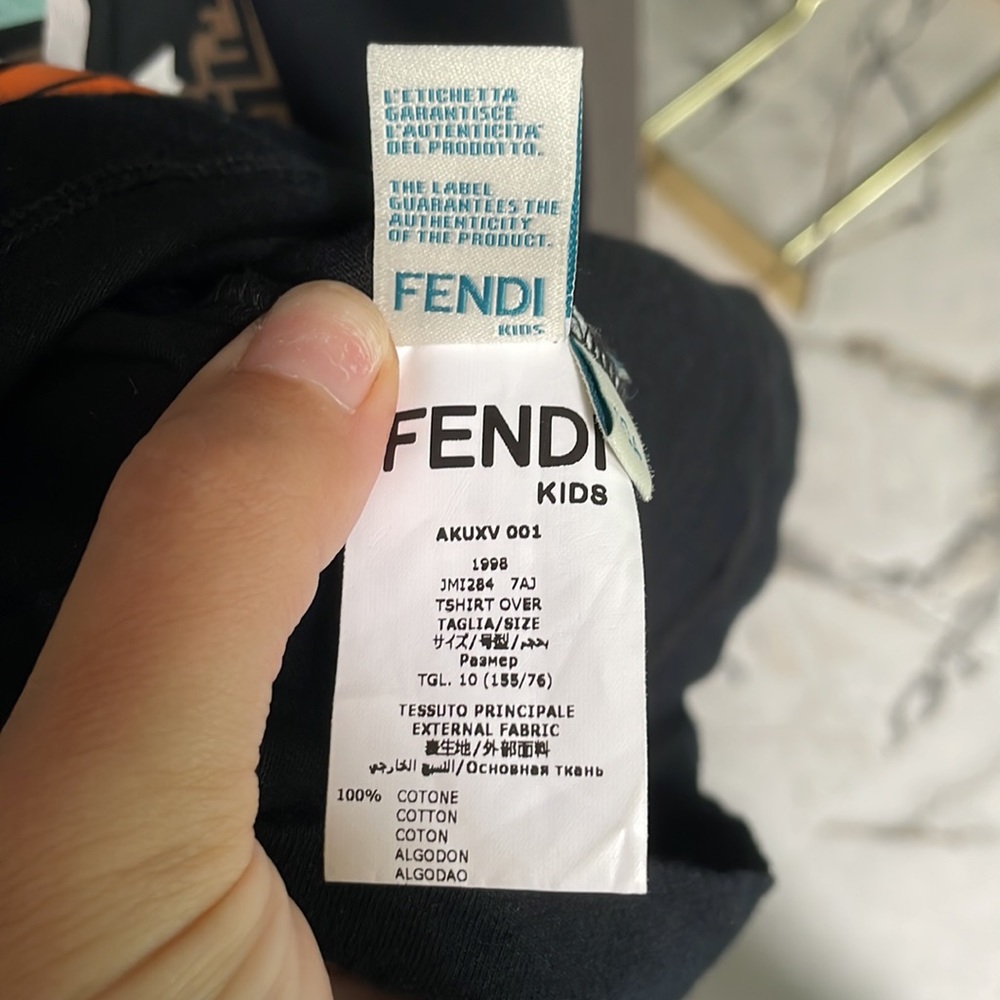 FENDI Kids Printed T-shirt - Picture 9 of 12